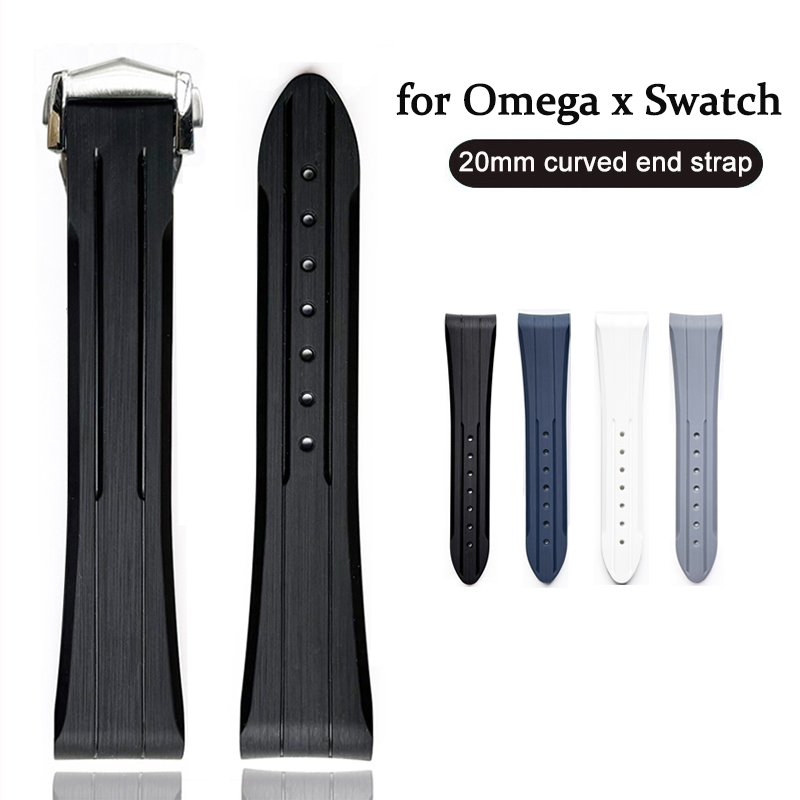 Omega Watch Seamaster - Pasek gumowy 20 mm do Omega