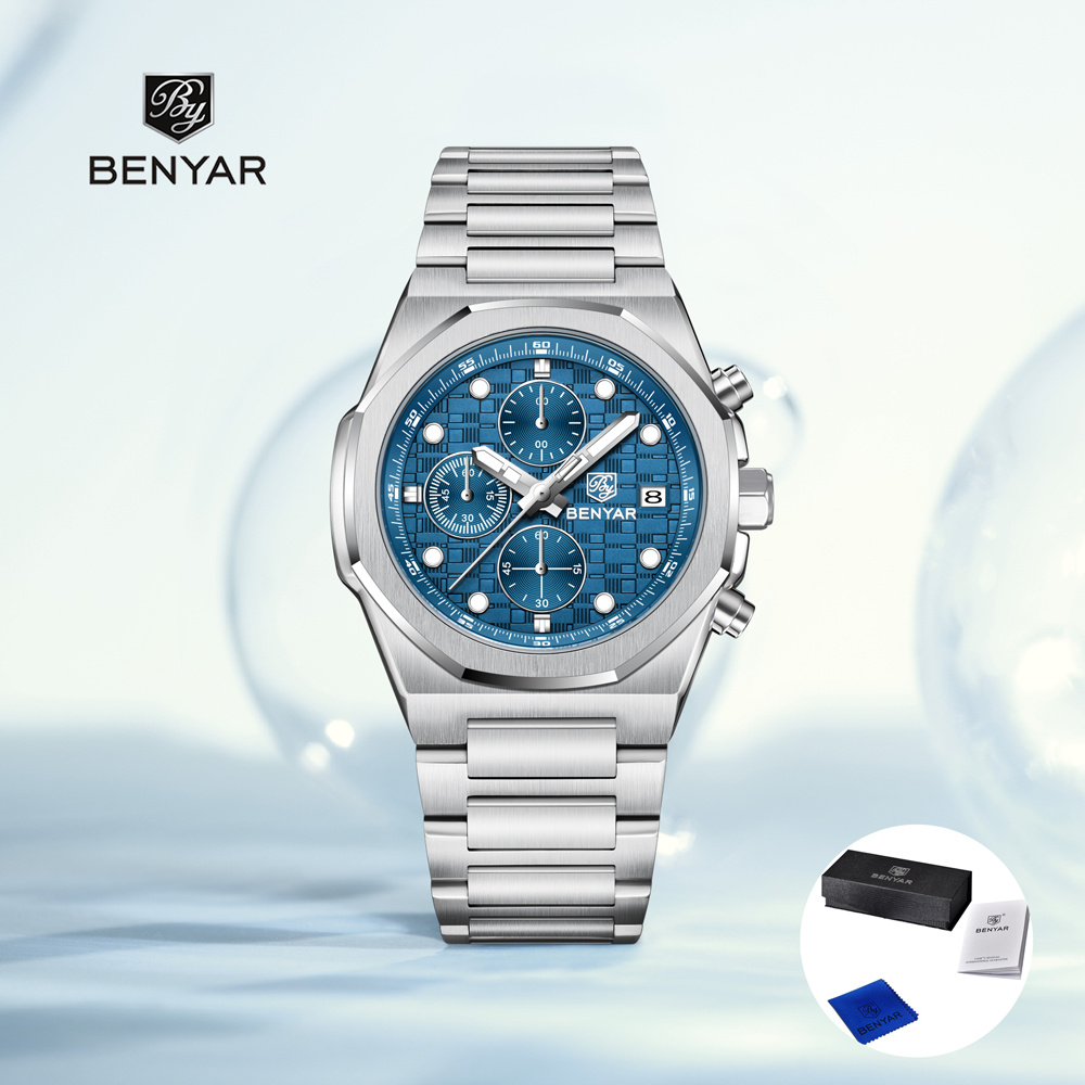 Luxury Watch Quality - 2025 Nowe męskie zegarki BENYAR Najlepsze