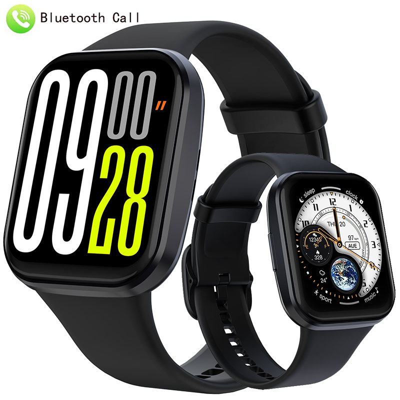 Luxury Watch On Rubber Strap - Luksusowy smartwatch 2026 z monitorem tętna,