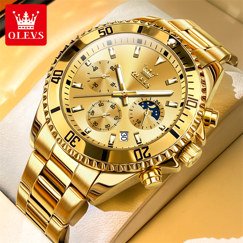 Luxury Watch Exhibition - OLEVS zegarek męski Top marka luksusowe
