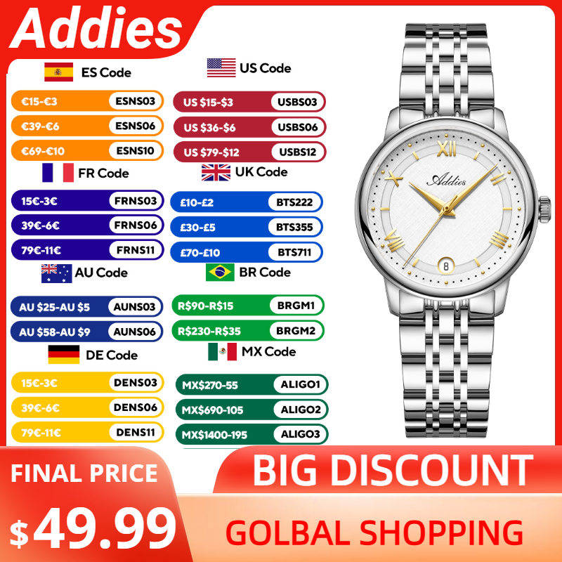 Luxury Women'S Watch - Nowe luksusowe zegarki damskie Addies, 31