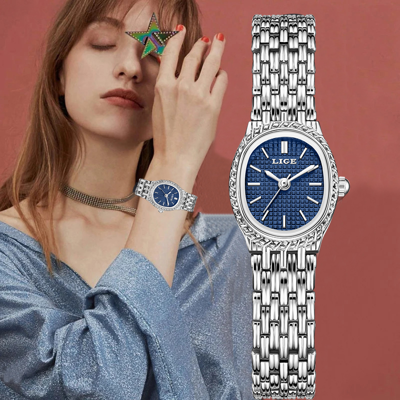 Luxury Women'S Watch - Zegarek damski LIGE, luksusowy, kwarcowy, elegancki,