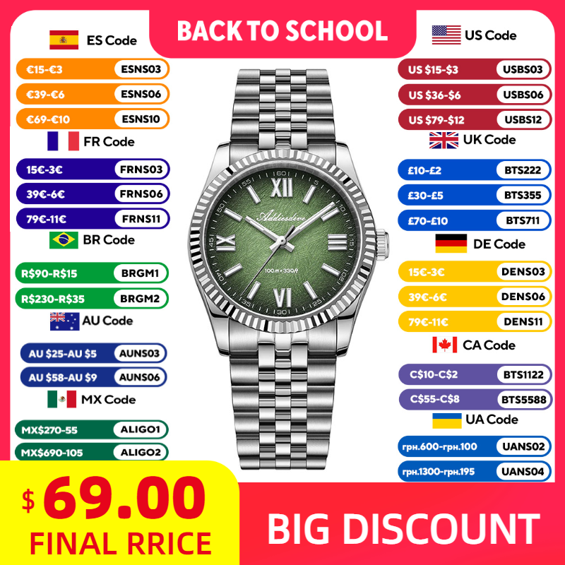 Luxury Women'S Watch - ADDIESDIVE Elegancki zegarek dla kobiet Luksusowe