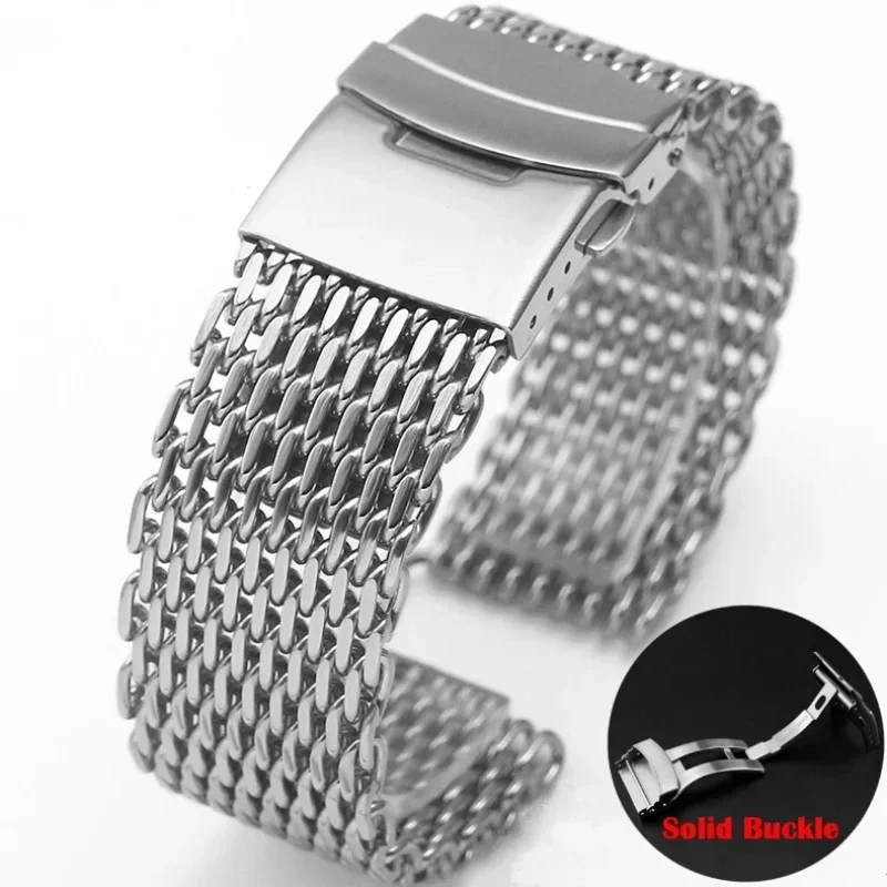 Luxury Watch Rolex - 18/20/22/24mm siatka solidny pasek do zegarka