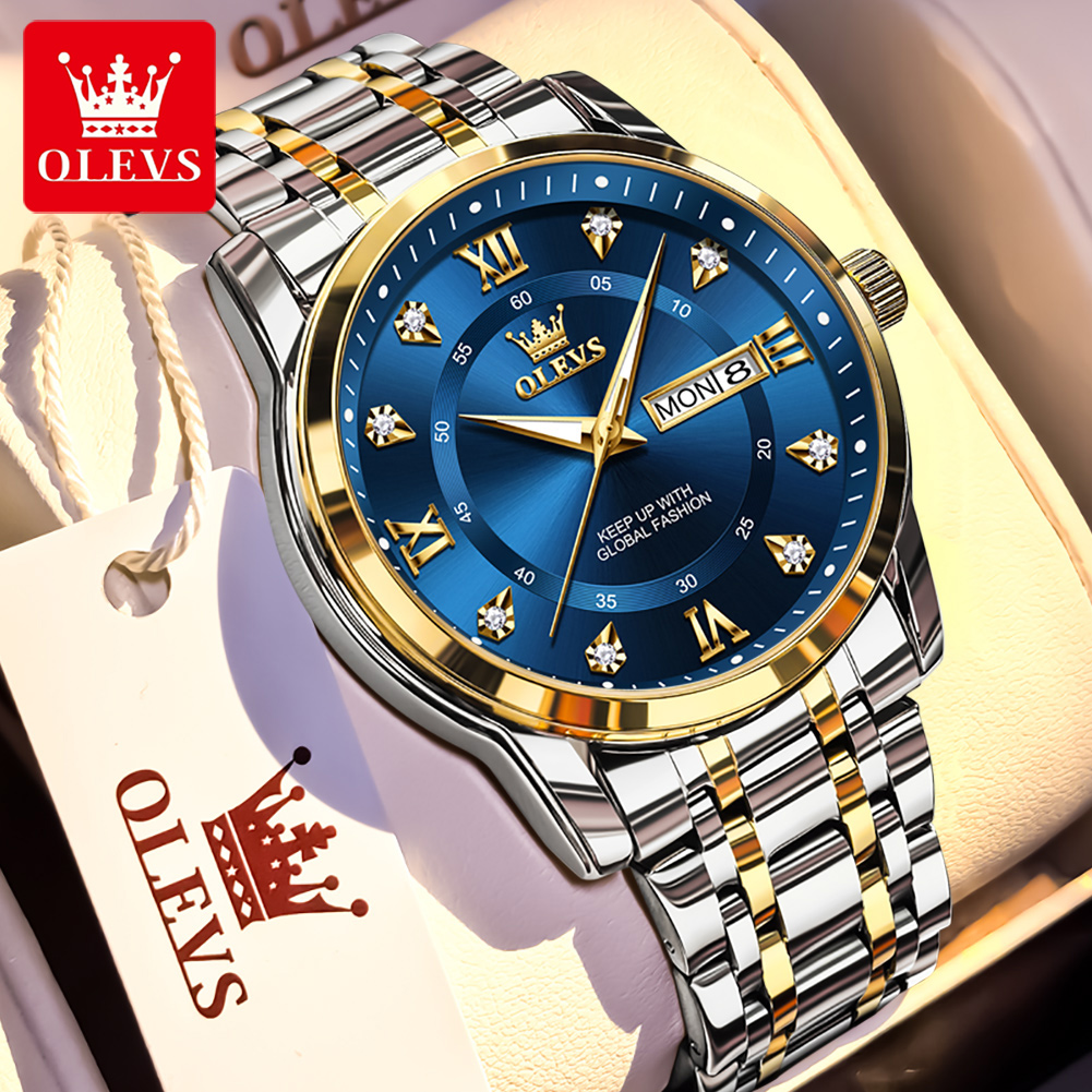 Luxury Watch Quality - OLEVS Marka Modne męskie zegarki ze