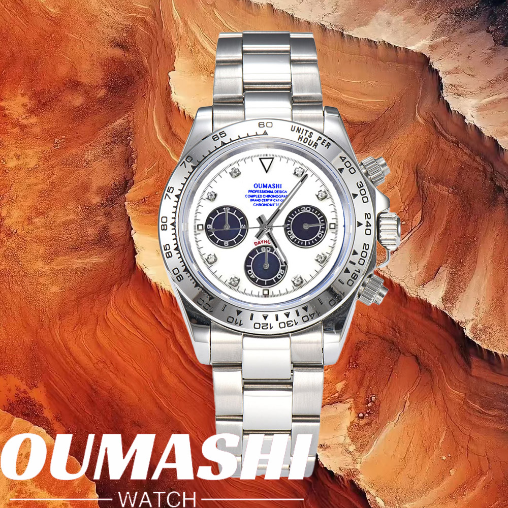 Luxury Watch Zone - Luksusowe zegarki VK63 ze szkłem szafirowym,