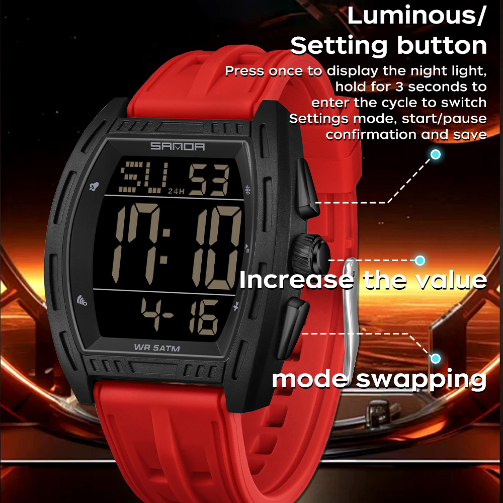 SANDA Marka Modowa Cyfrowy Zeg – Luxury Watch Exhibition recenzja i cena