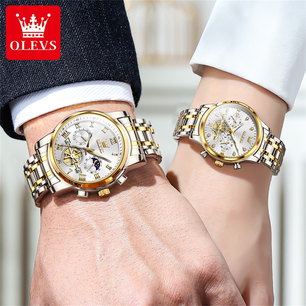 OLEVS Kwarcowy zegarek dla par – Luxury Watch Zone recenzja i cena