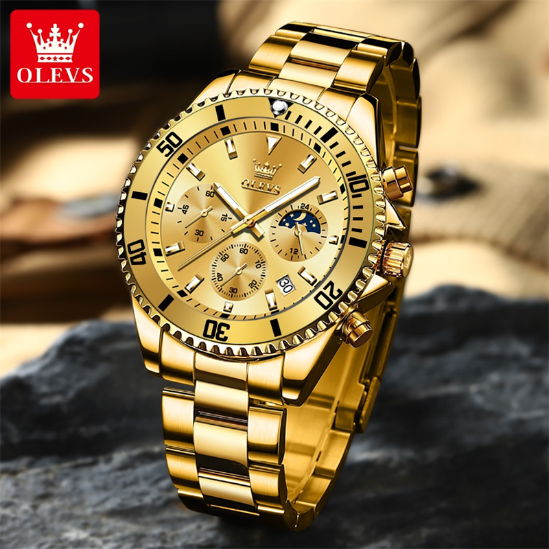 OLEVS zegarek męski Top marka  – Luxury Watch Exhibition recenzja i cena