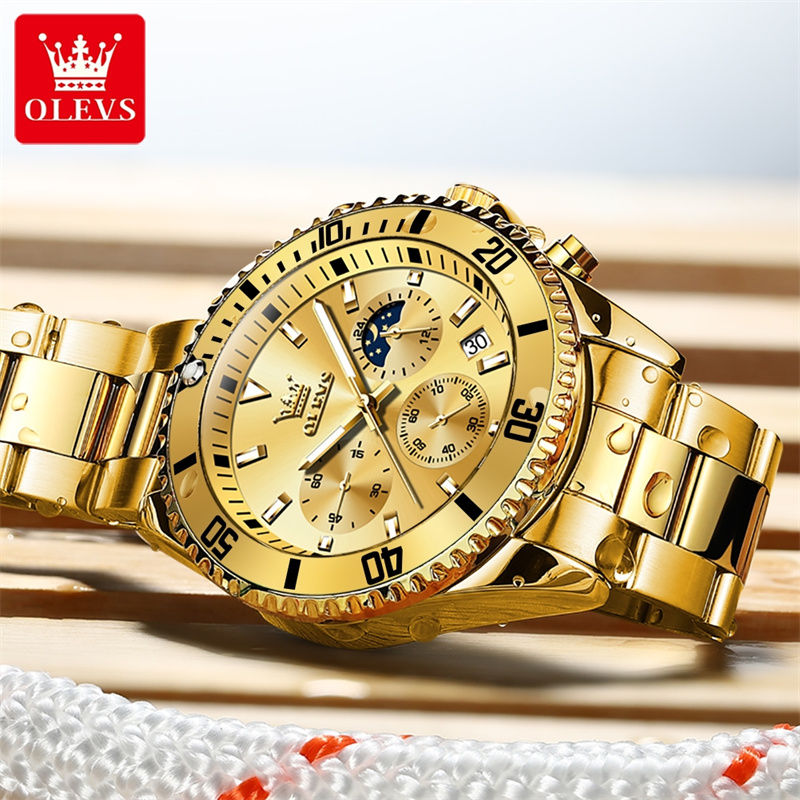 OLEVS zegarek męski Top marka  – Luxury Watch Exhibition recenzja i cena