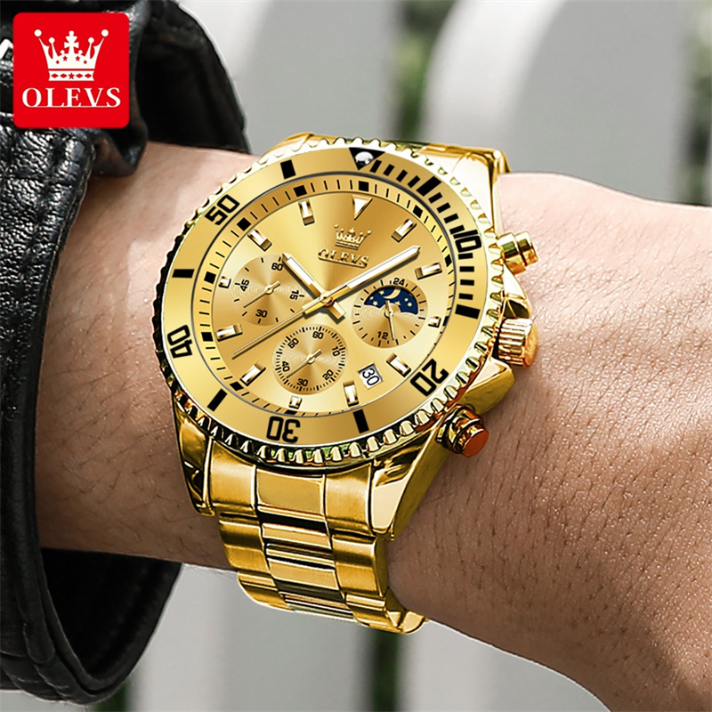 OLEVS zegarek męski Top marka  – Luxury Watch Exhibition recenzja i cena