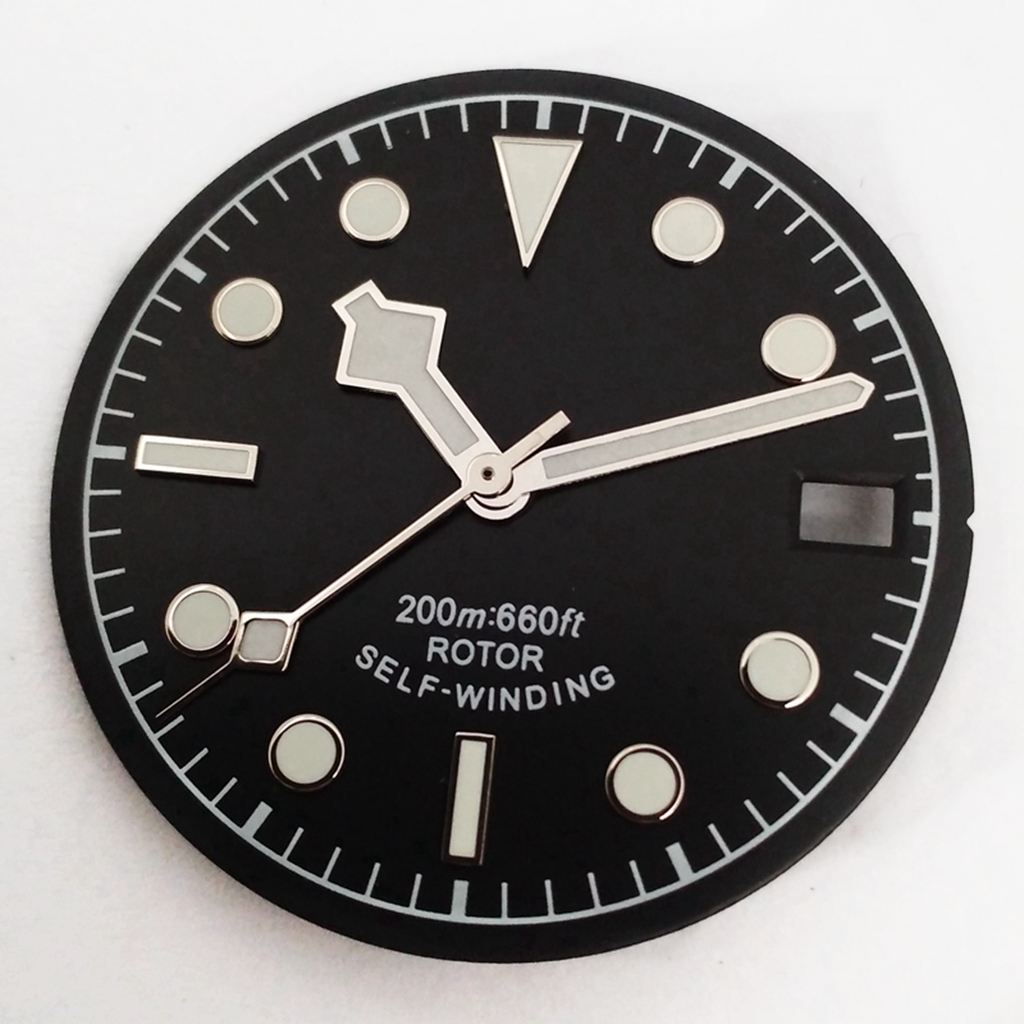 28,5 mm zielone świecące wskaz – Luxury Watch Face recenzja i cena