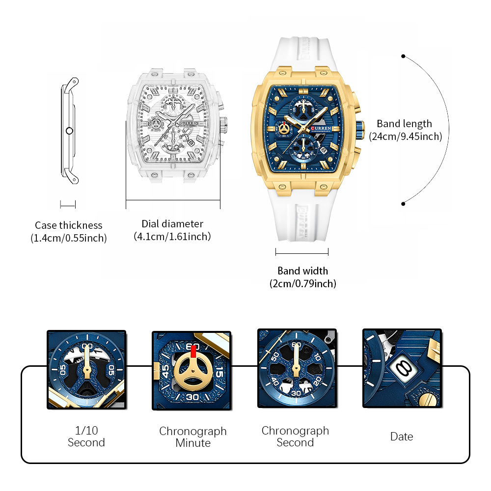 CURREN Luksusowy Zegarek Męski – Luxury Watch Quality recenzja i cena