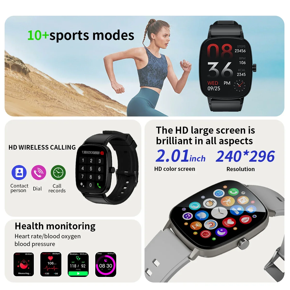 Elektroniczne smartwatche z fu – Luxury Watch On Rubber Strap recenzja i cena
