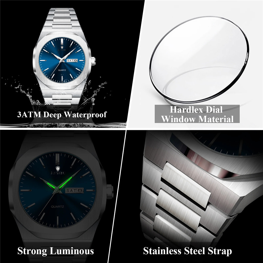 Nowe Automatyczne Zegarki Męsk – Luxury Watch Face recenzja i cena