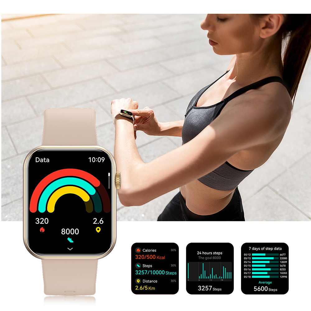 Luksusowy Smartwatch Monitor Z – Luxury Watch On Rubber Strap recenzja i cena