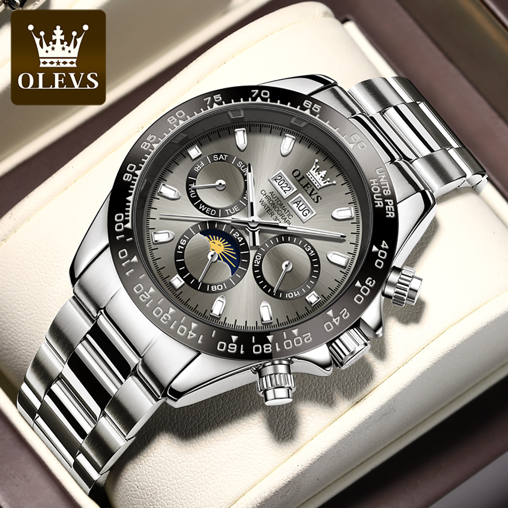 OLEVS 6654 luksusowy męski zeg – Omega Watch Seamaster recenzja i cena