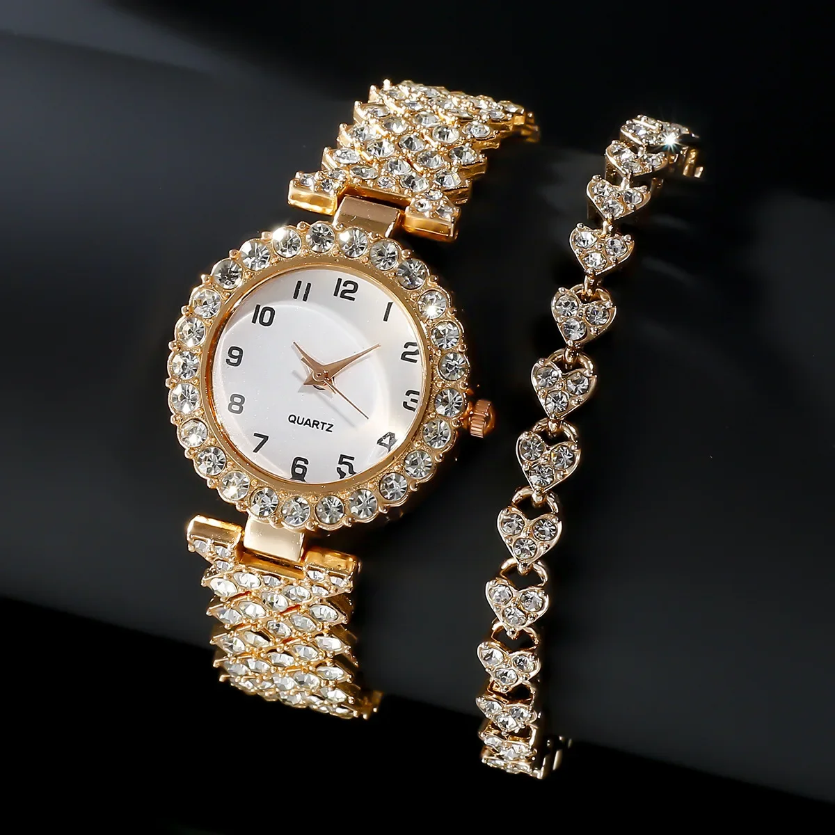 1 szt./2 szt. Luksusowy Zestaw – Luxury Women'S Watch recenzja i cena