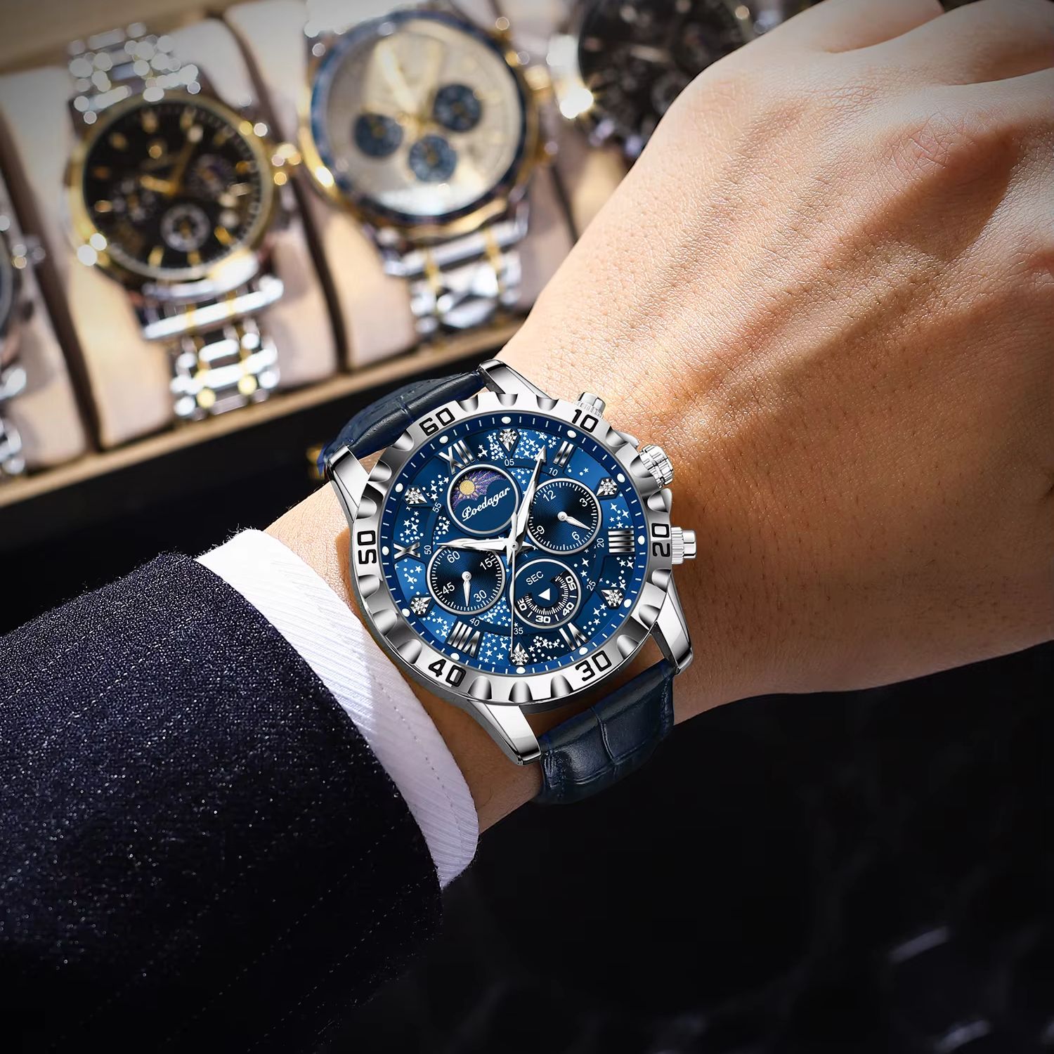 POEDAGAR luksusowy modny zegar – Luxury Watch Zone recenzja i cena