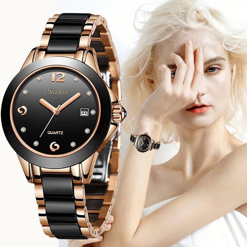 Zegarki damskie LIGE Sunkta, e – Luxury Women'S Watch recenzja i cena